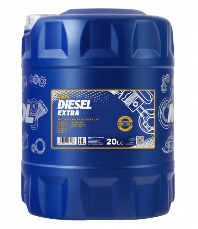 MANNOL Diesel Extra 10W-40 20л.
