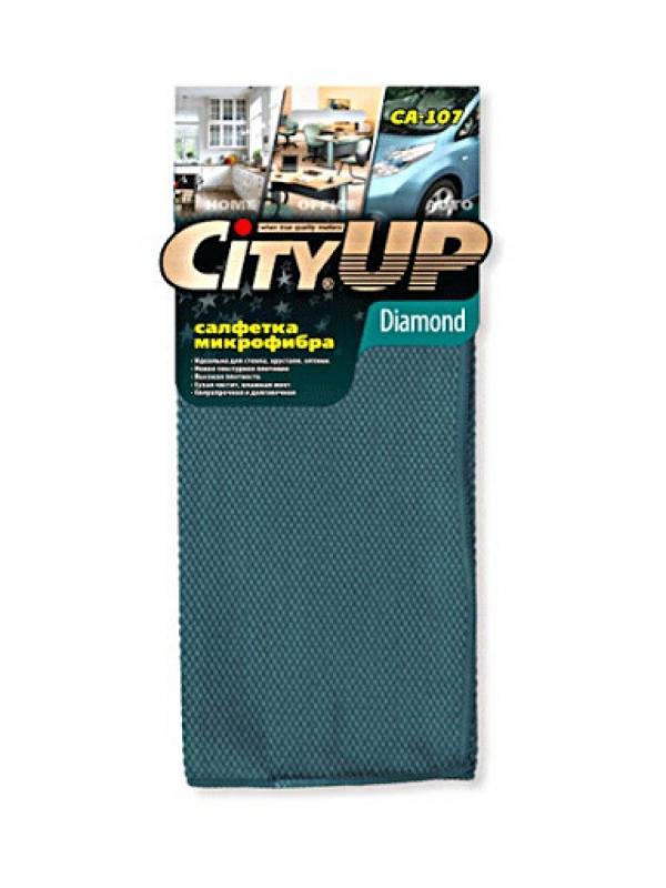 City Up CA - 107 Салфетки микрофибра Diamond 35*40  (1шт)