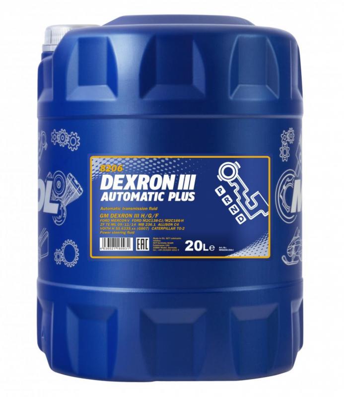 MANNOL Dexron III Automatic Plus 20л.
