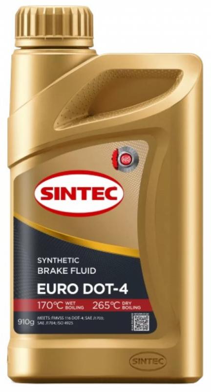 Sintec Жидкость тормозная Euro DOT-4 910г