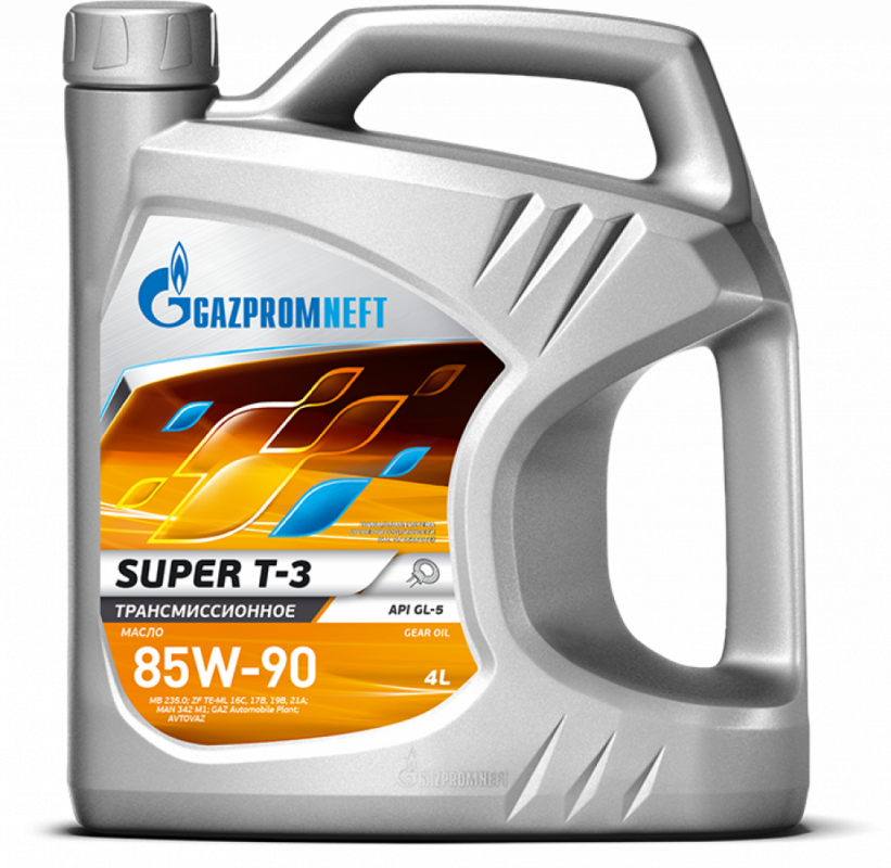 Gazpromneft Super Т-3, SAE 85W-90 4л.