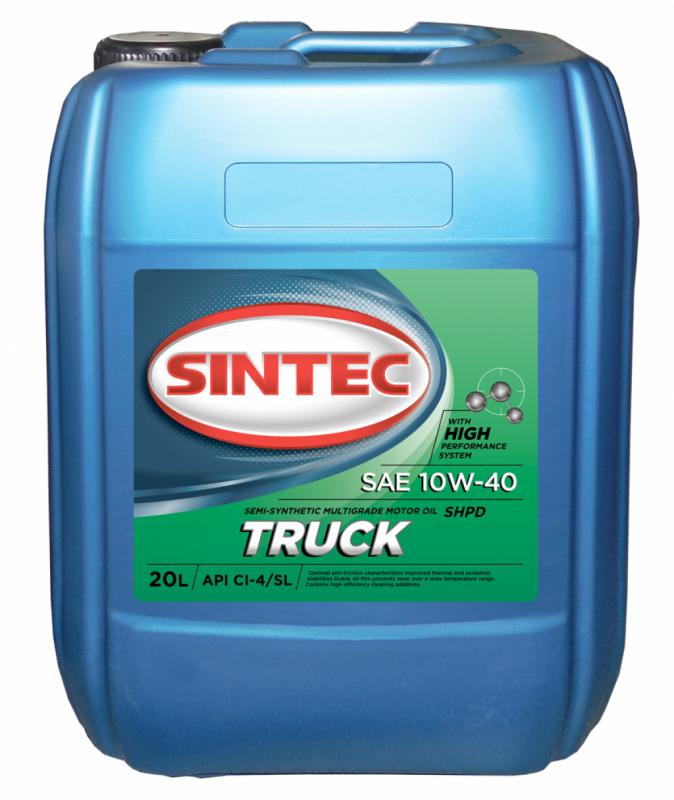 SINTEC TRUCK 10W-40 API CI-4/SL 20л.