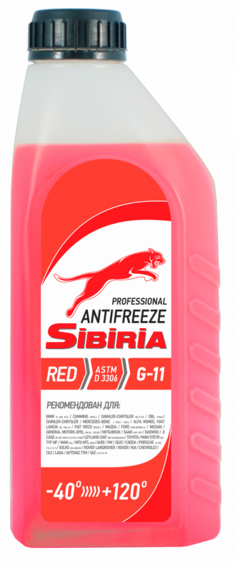 Sibiria Antifreeze G11 red -40 1кг