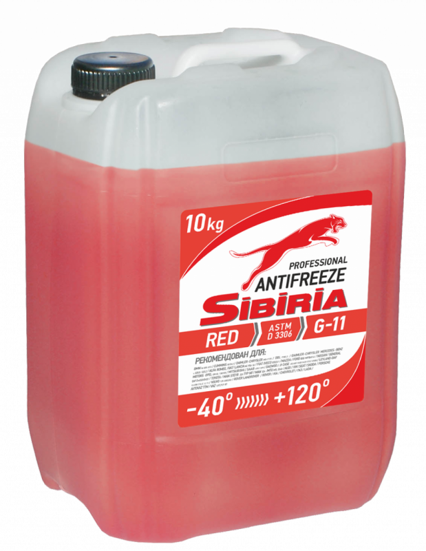 Sibiria Antifreeze G11 red -40 10кг