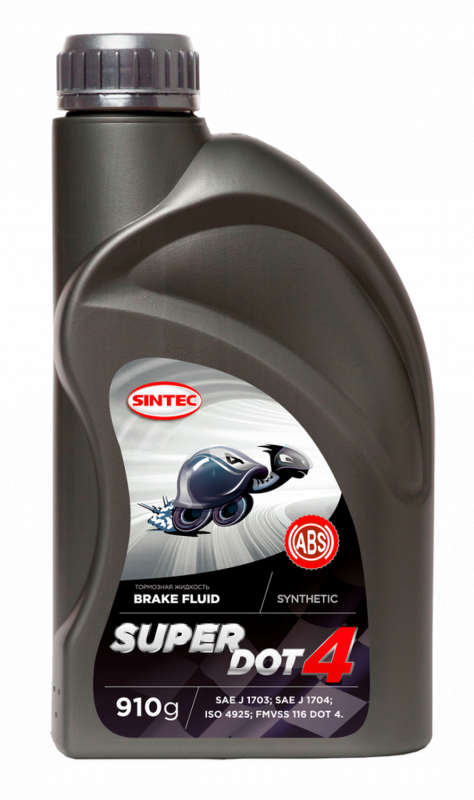 Тормозная жидкость Sintec SUPER DOT-4 455гр.
