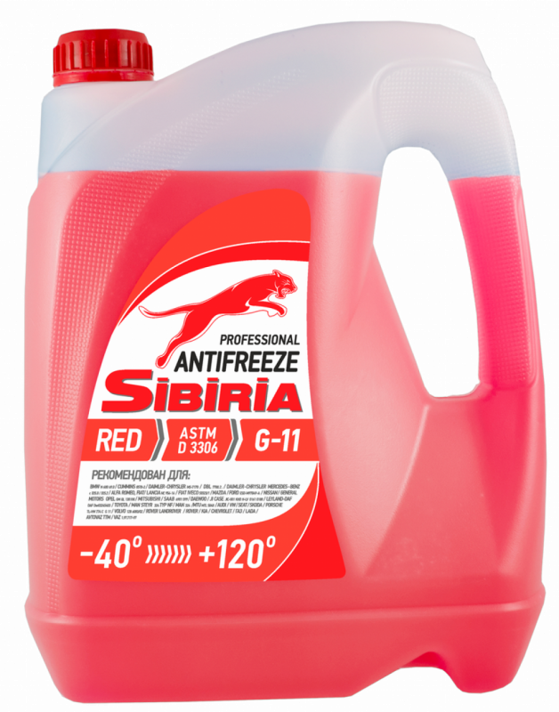 Sibiria Antifreeze G11 red -40 5кг