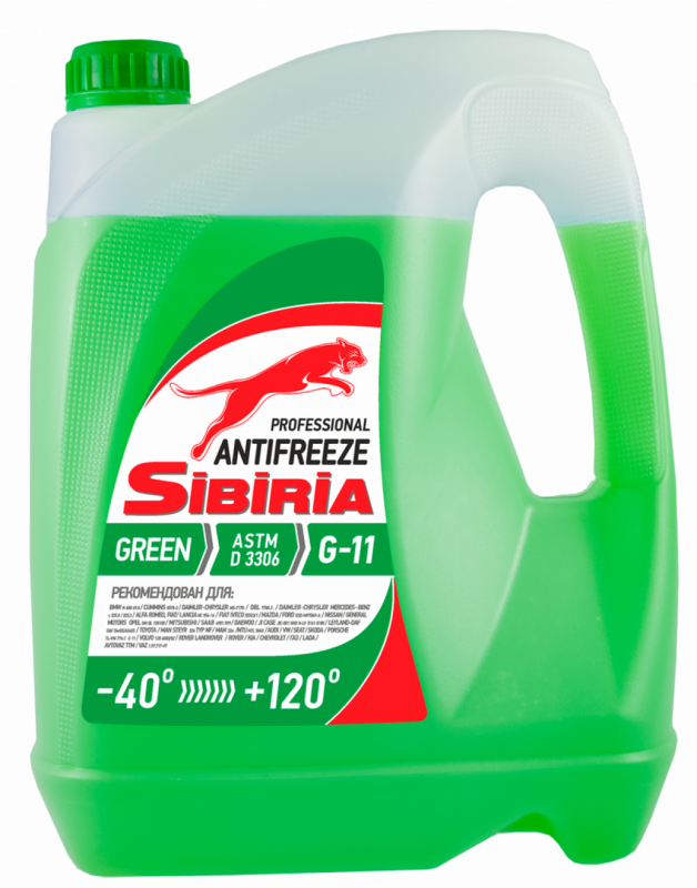 Sibiria Antifreeze G11 green -40 5кг