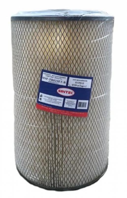 Фильтр возд. Sintec SNF-TR82SET-B, КАМАЗ 6520 и Евро-2 (комплект внут. и внешн.) (721-1109560-20)