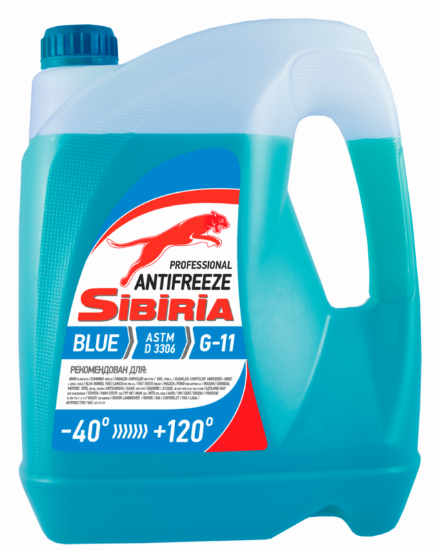Sibiria Antifreeze G11 blue -40 5кг