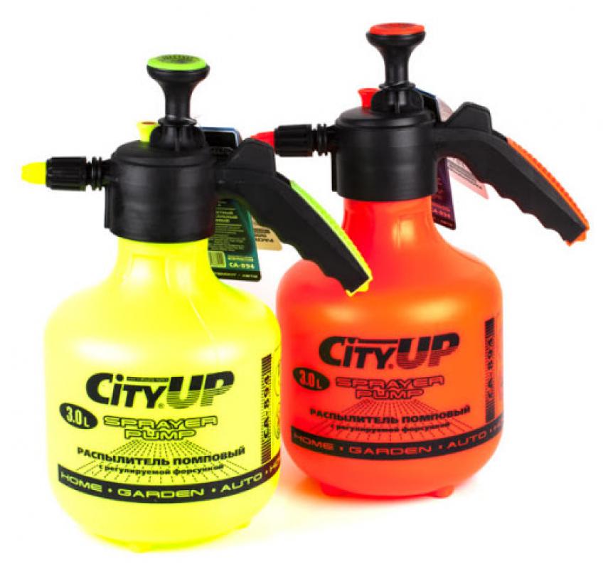 City Up CA - 894 Распылитель помповый емкостью 3л. (оранжевого цвета)