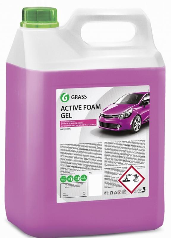 GRASS Ср-во для бесконт/ мойки "Активная пена"Active Foam Gel" выс. конц.(5 кг) Арт-113151