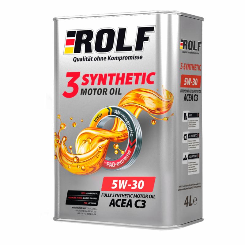 ROLF 3-SYNTHETIC 5W-30 ACEA C3 4л.