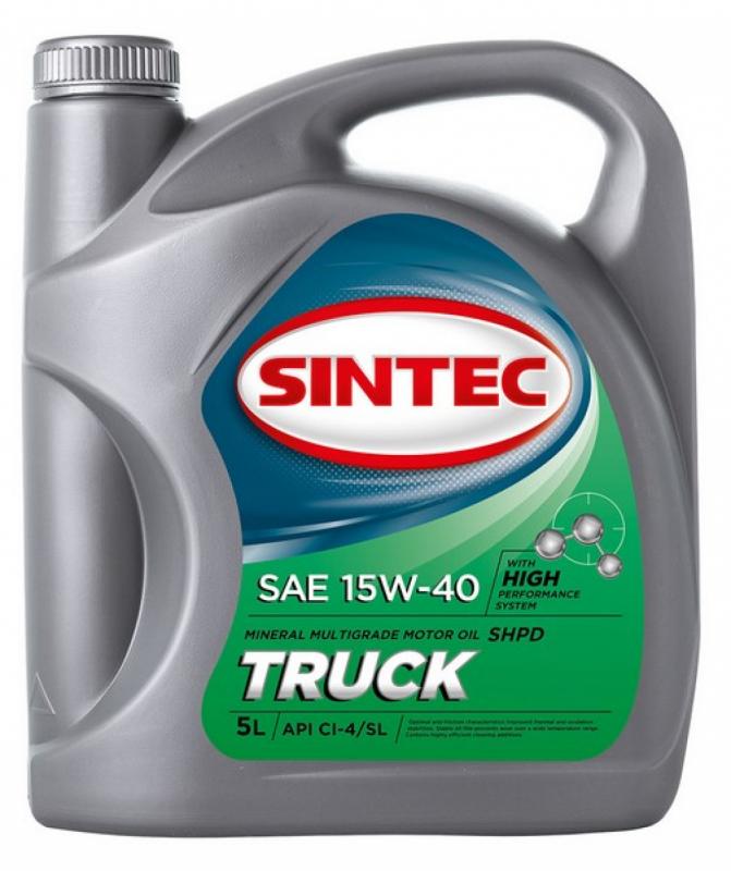 SINTEC TRUCK 15W-40 API CI-4/SL 5л.