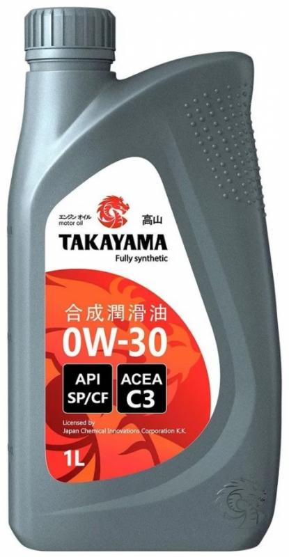 TAKAYAMA SAE  0W-30 API SP/CF, ACEA C3 1л.
