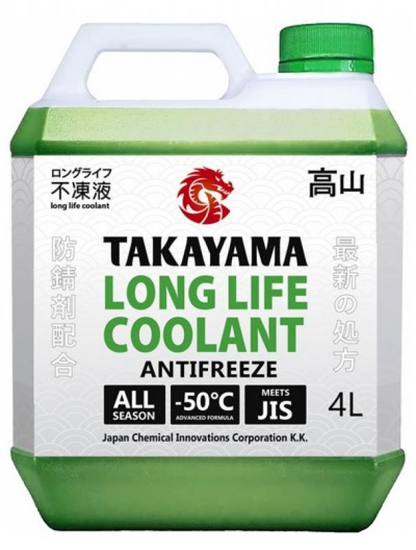 Антифриз Takayama Long Life Coolant Green -50 60л