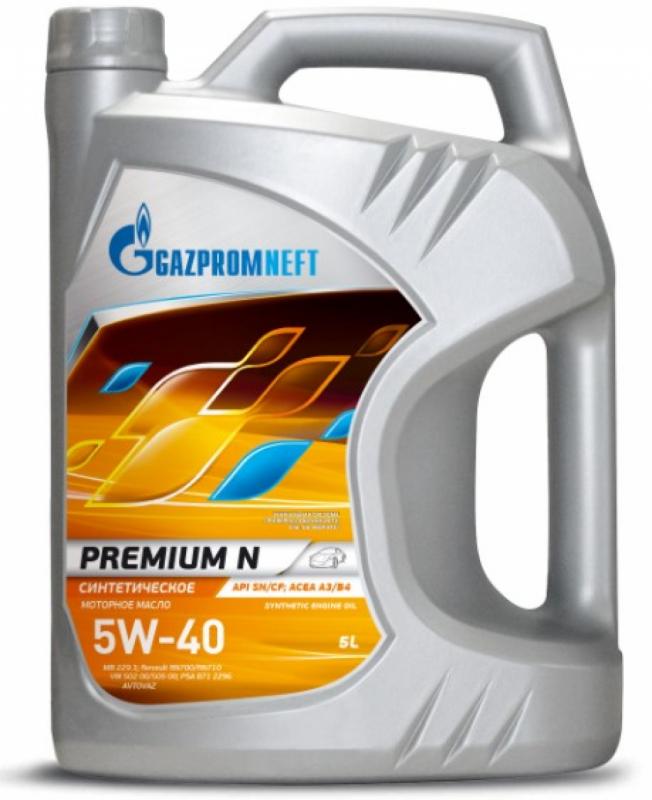 Gazpromneft Premium N 5W-40 5л.