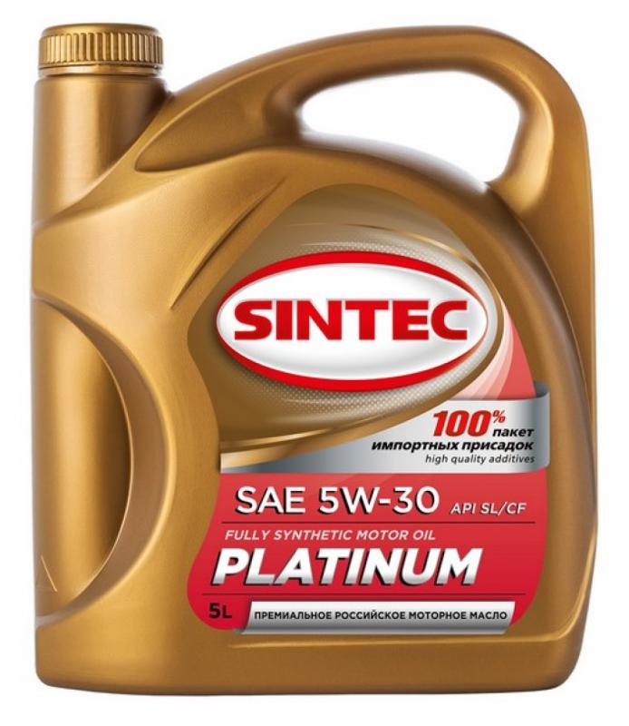 SINTEC PLATINUM SAE 5W-30 API SL/CF ACEA A3/B4 5л.