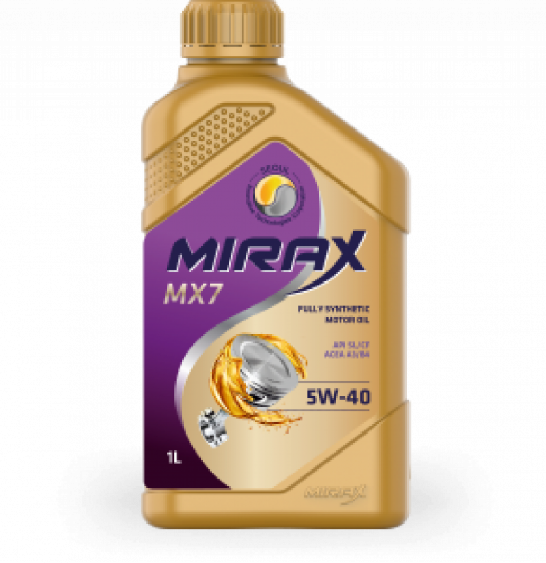 MIRAX MX7 SAE  5W-40 API SL/CF, ACEA A3/B4 1л