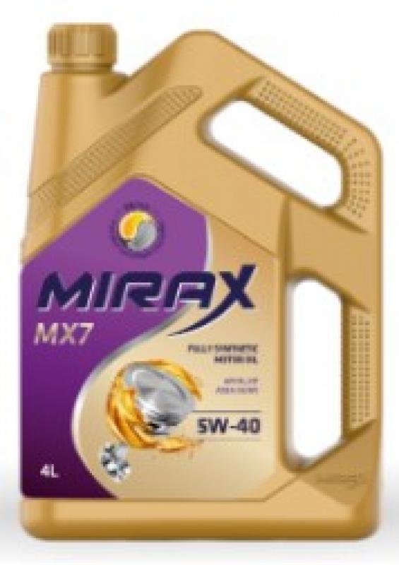 MIRAX MX7 SAE  5W-40 API SL/CF, ACEA A3/B4 4л