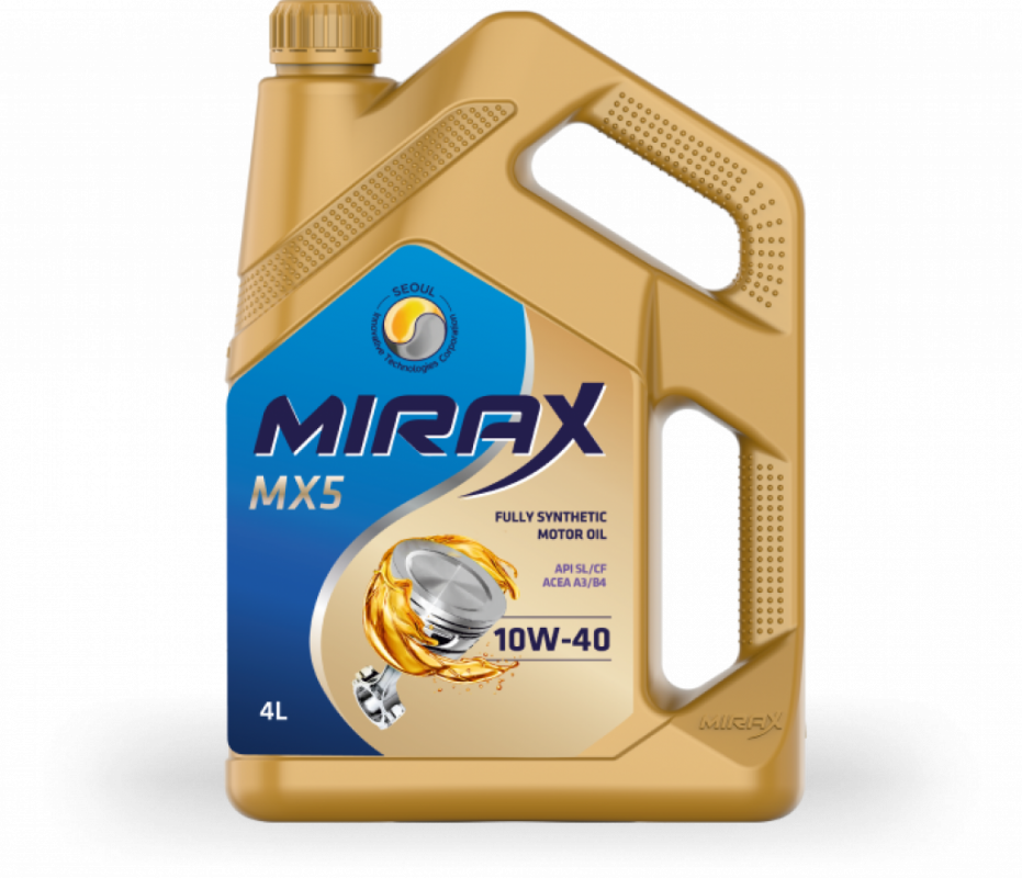 MIRAX MX5 SAE 10W-40 API SL/CF,  ACEA A3/B4 4 л