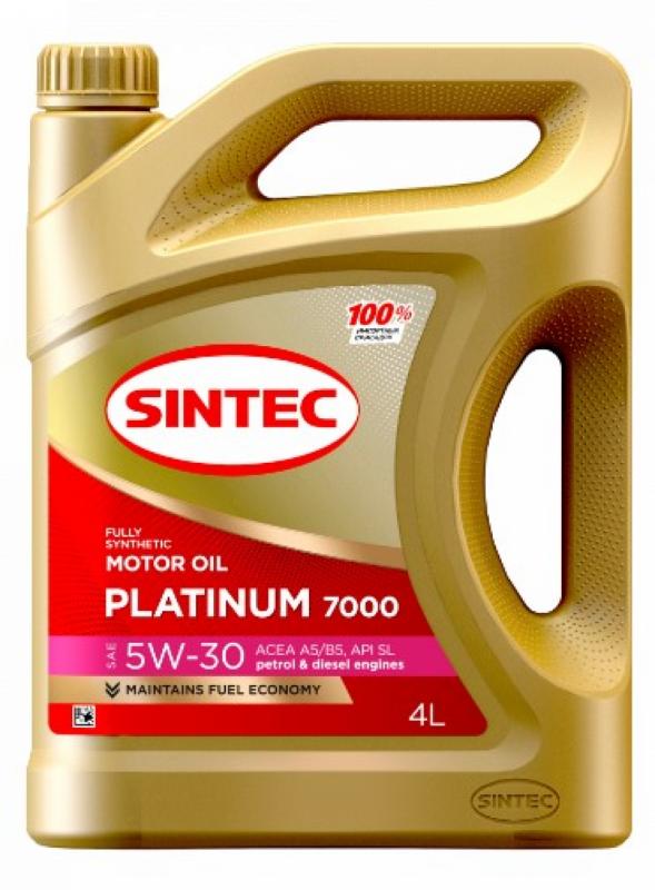 SINTEC PLATINUM 7000 SAE 5W-30 API SL ACEA A5/B5 4л.