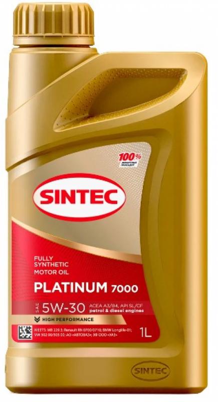SINTEC PLATINUM 7000 SAE 5W-30 1л.