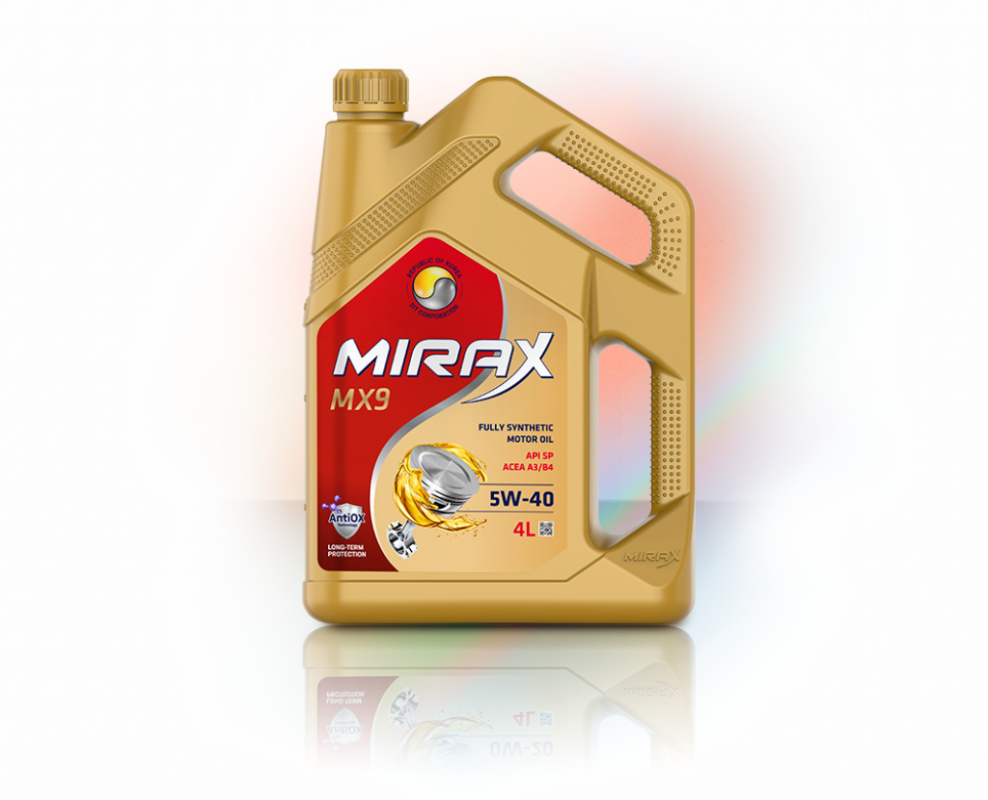 MIRAX MX9 SAE  5W-40 API SP, ACEA A3/B4 4л