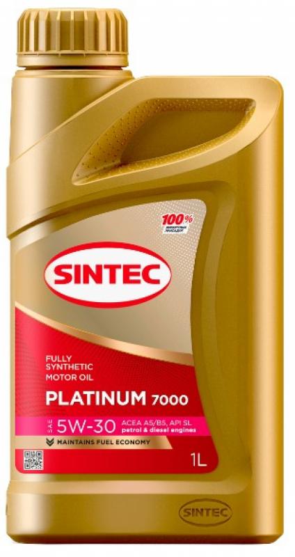SINTEC PLATINUM 7000 SAE 5W-30 API SL ACEA A5/B5 1л.