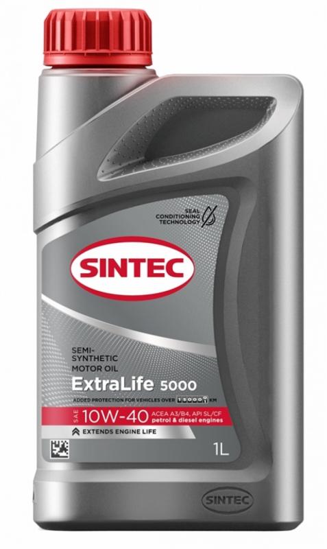 SINTEC EXTRALIFE 5000 SAE 10W-40 1л.