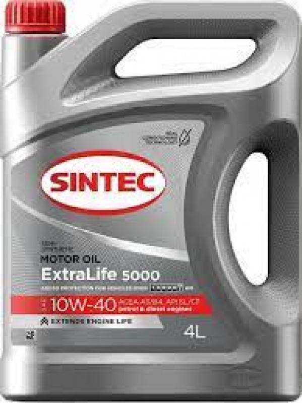 SINTEC EXTRALIFE 5000 SAE 10W-40 4л.