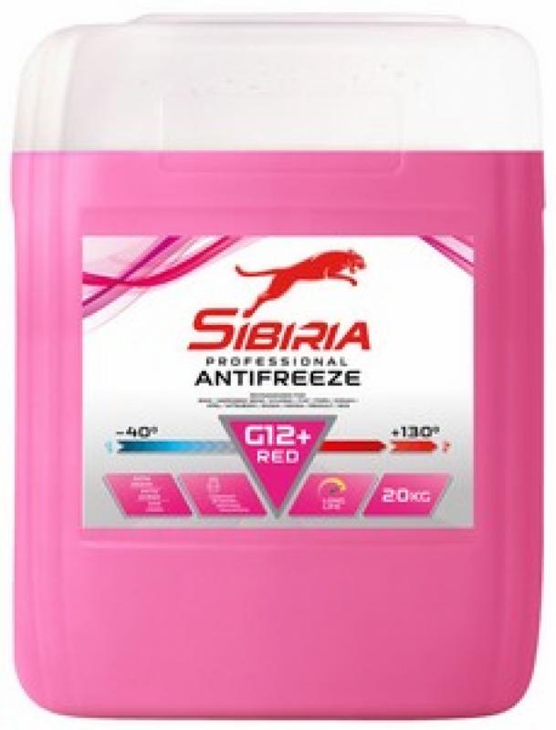 Sibiria Antifreeze G12+ red -40 20кг