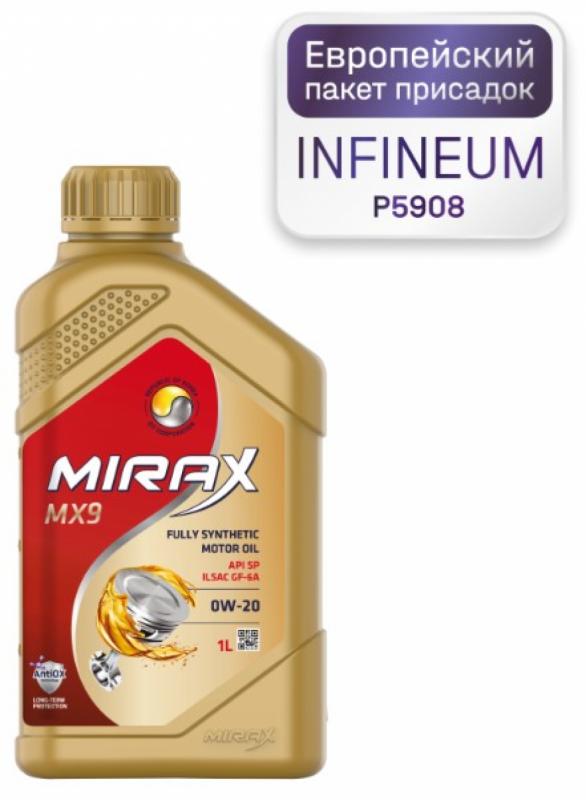 MIRAX MX9 SAE 0W-20 API SP 1 л.