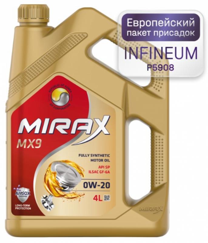 MIRAX MX9 SAE 0W-20 API SP 4 л.
