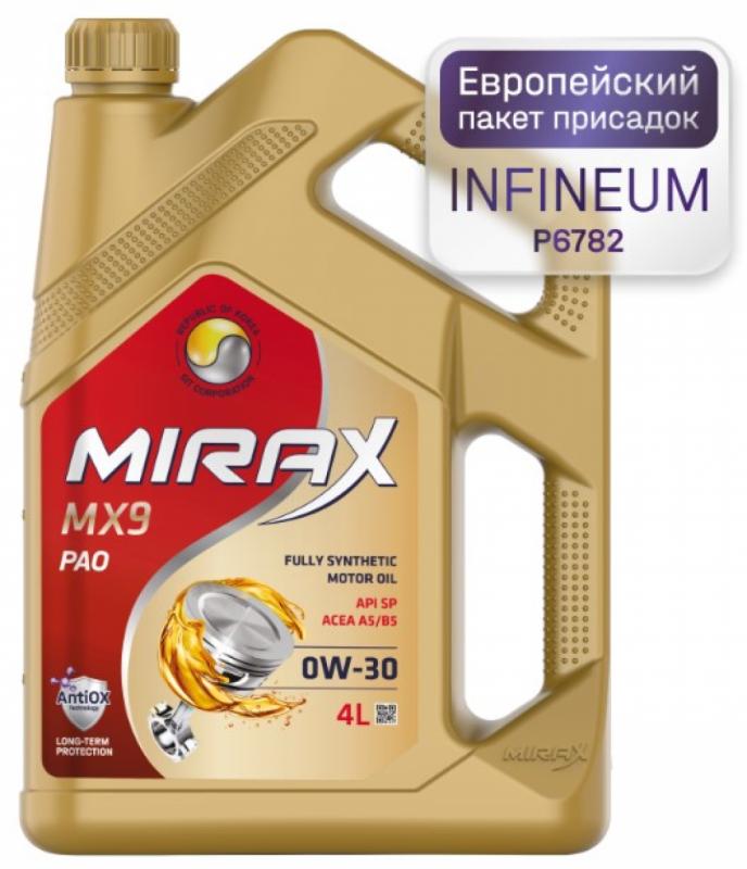 MIRAX MX9 SAE 0W-30 API SP 4л.