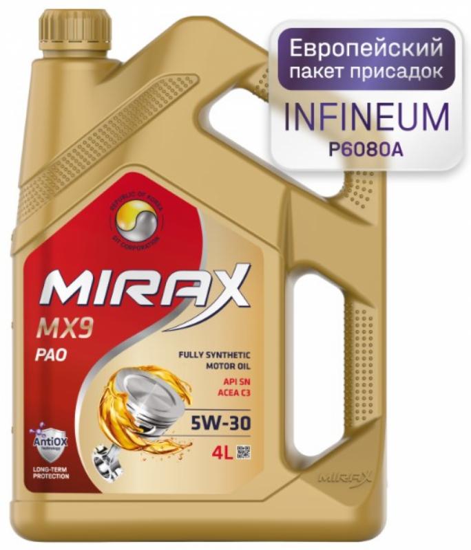 MIRAX MX9 SAE 5W-30 API SN, ACEA C3 4л.