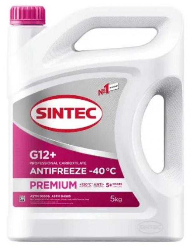 Sintec Antifreeze Premium G12+ pink -40 5кг снят