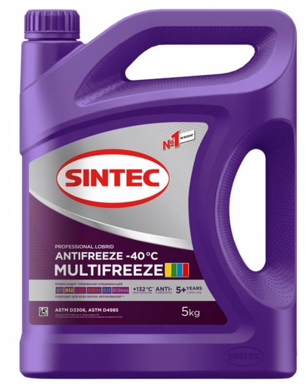 Антифриз SINTEC MULTIFREEZE 5л.