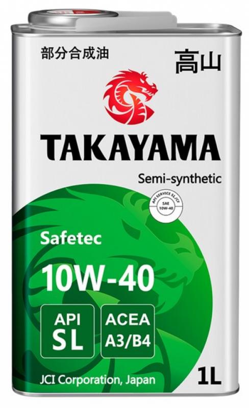 TAKAYAMA Safetec SAE 10W-40 ACEA A3/B4 API SL 1л.