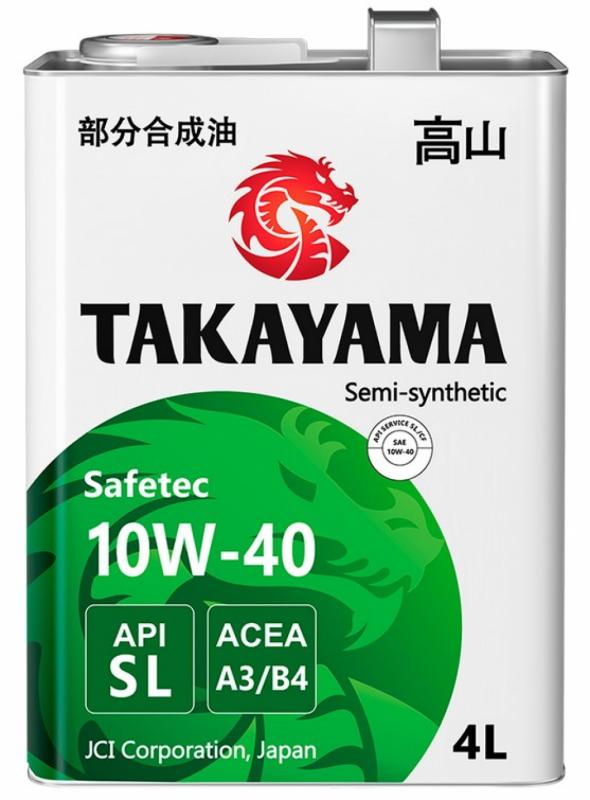 TAKAYAMA Safetec SAE 10W-40 ACEA A3/B4 API SL 4л.