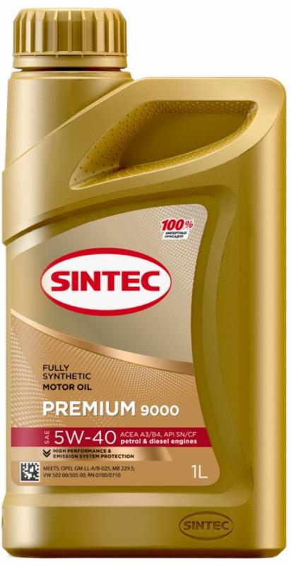 SINTEC PREMIUM 9000 5W-40 A3/B4 1л.