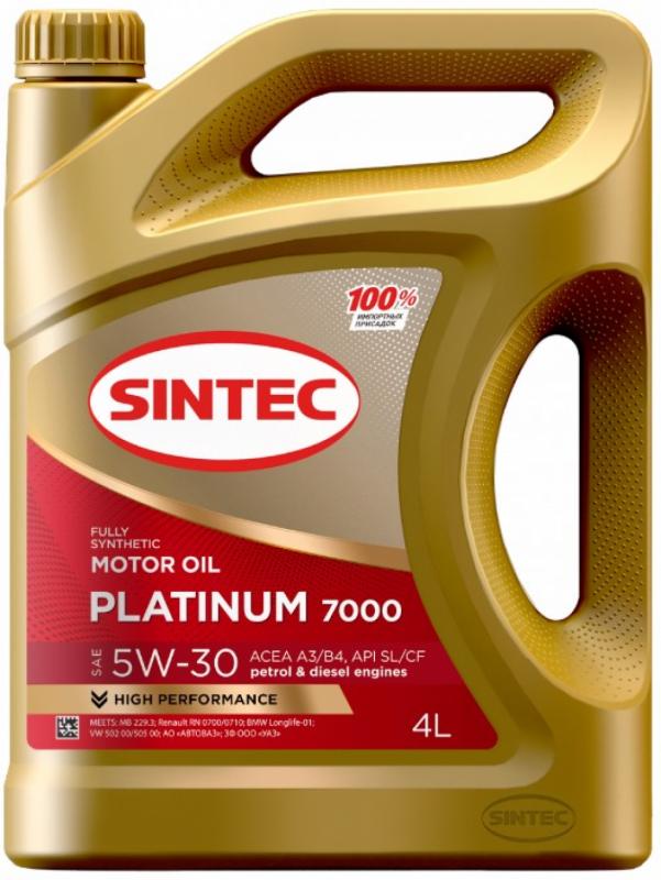 SINTEC PLATINUM 7000 SAE 5W-30 4л.