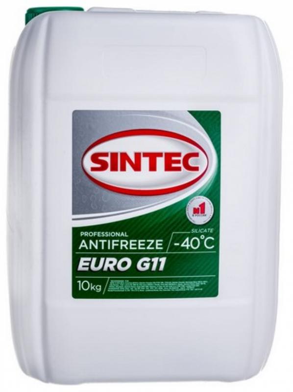 Sintec Antifreeze Euro G11 green -40 10кг