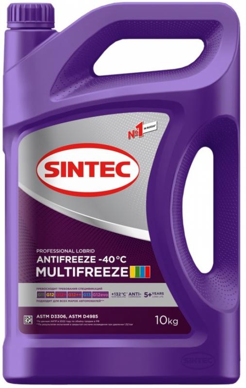 Антифриз SINTEC MULTIFREEZE 10л.
