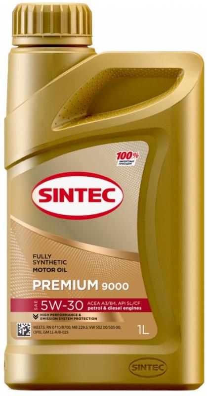 SINTEC PREMIUM 9000 5W-30 A3/B4 1л.
