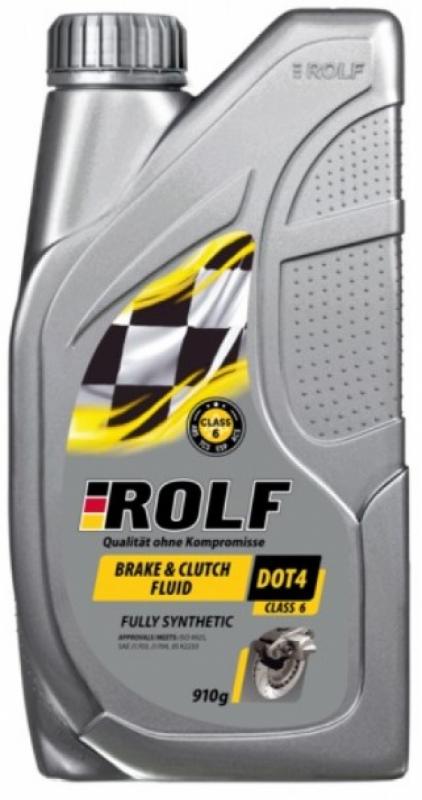 Rolf Жидкость тормозная Brake&Clutch Fluid DOT-4 CLASS 6 910г