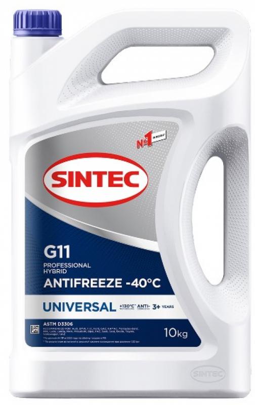 АНТИФРИЗ SINTEC ANTIFREEZE UNIVERSAL G11 (-40) 10л.