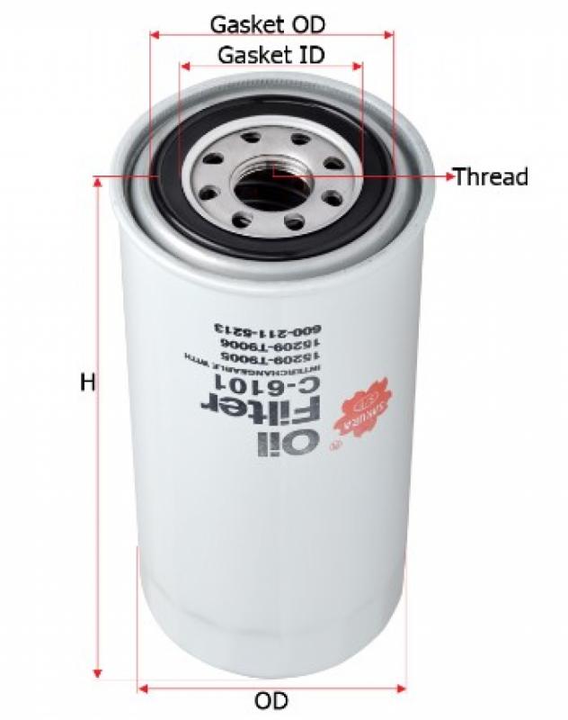 Sakura фильтр масл. С6101