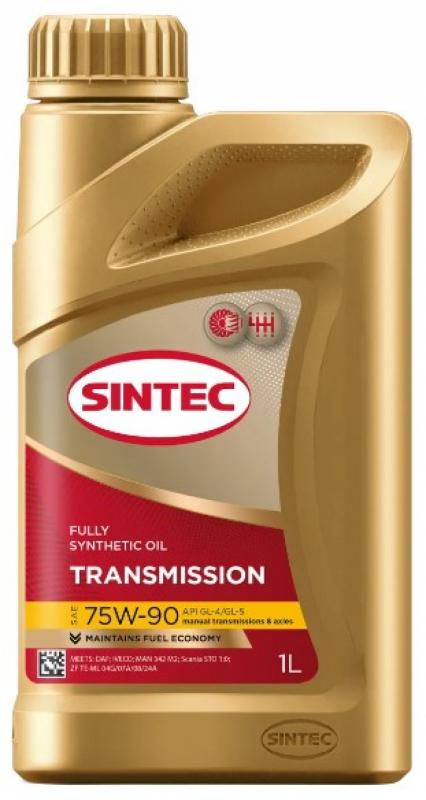 SINTEC TRANSMISSION SAE 75W-90 API GL-4/GL-5 1 л.