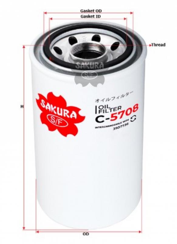 Sakura фильтр масл. С5708