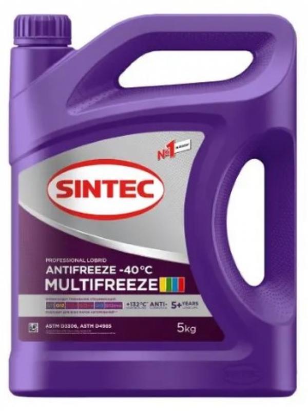Антифриз SINTEC MULTIFREEZE 5л. по цене 4л. АКЦИЯ